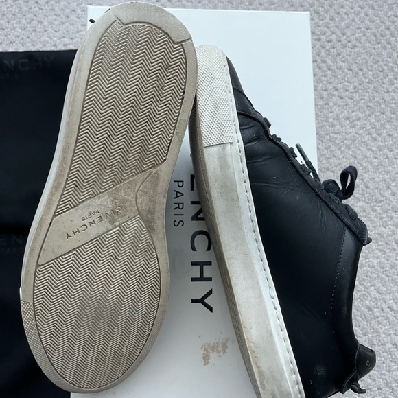 Givenchy Black Leather Sneakers - Picture 8 of 9